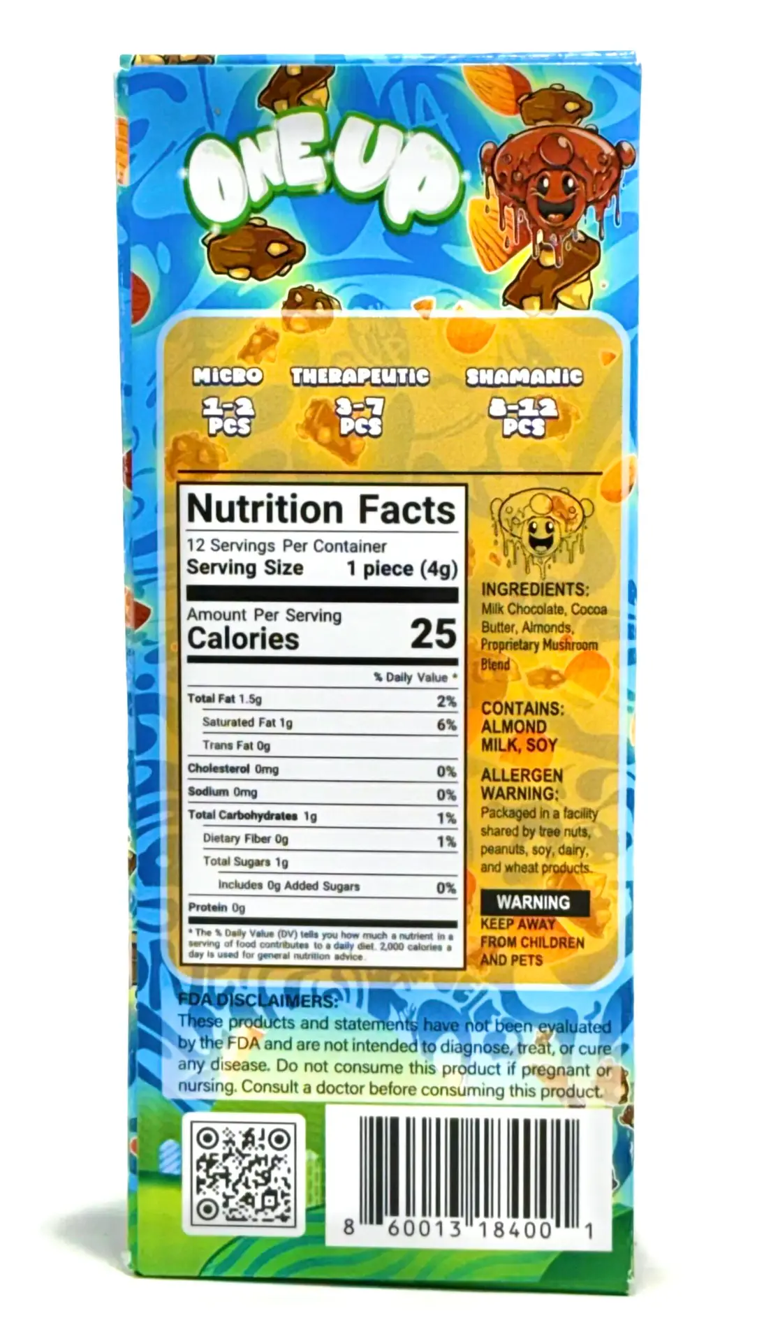 Almond Crush One Up Mushroom Bar