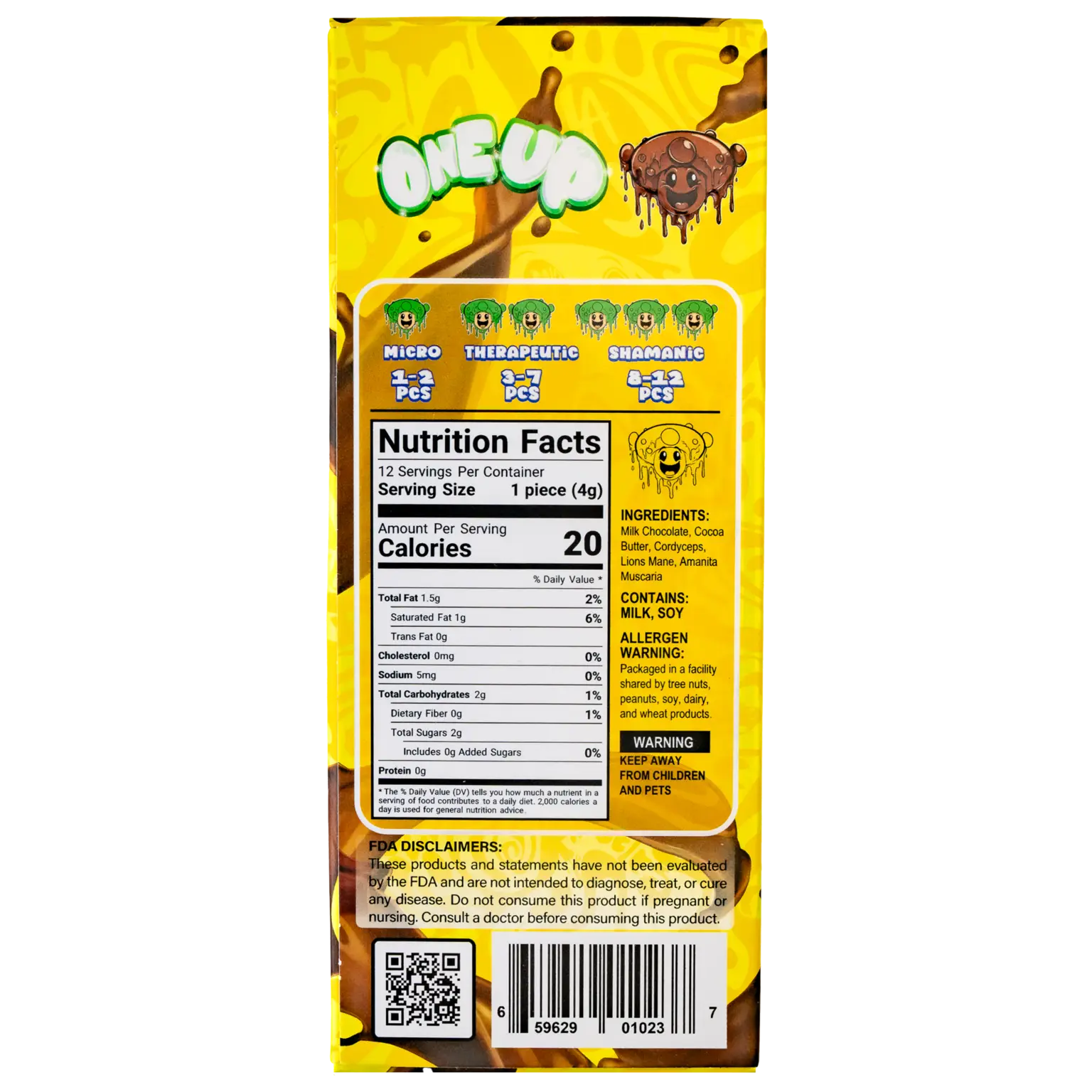 Chocolate Milk One Up Chocolate Bar