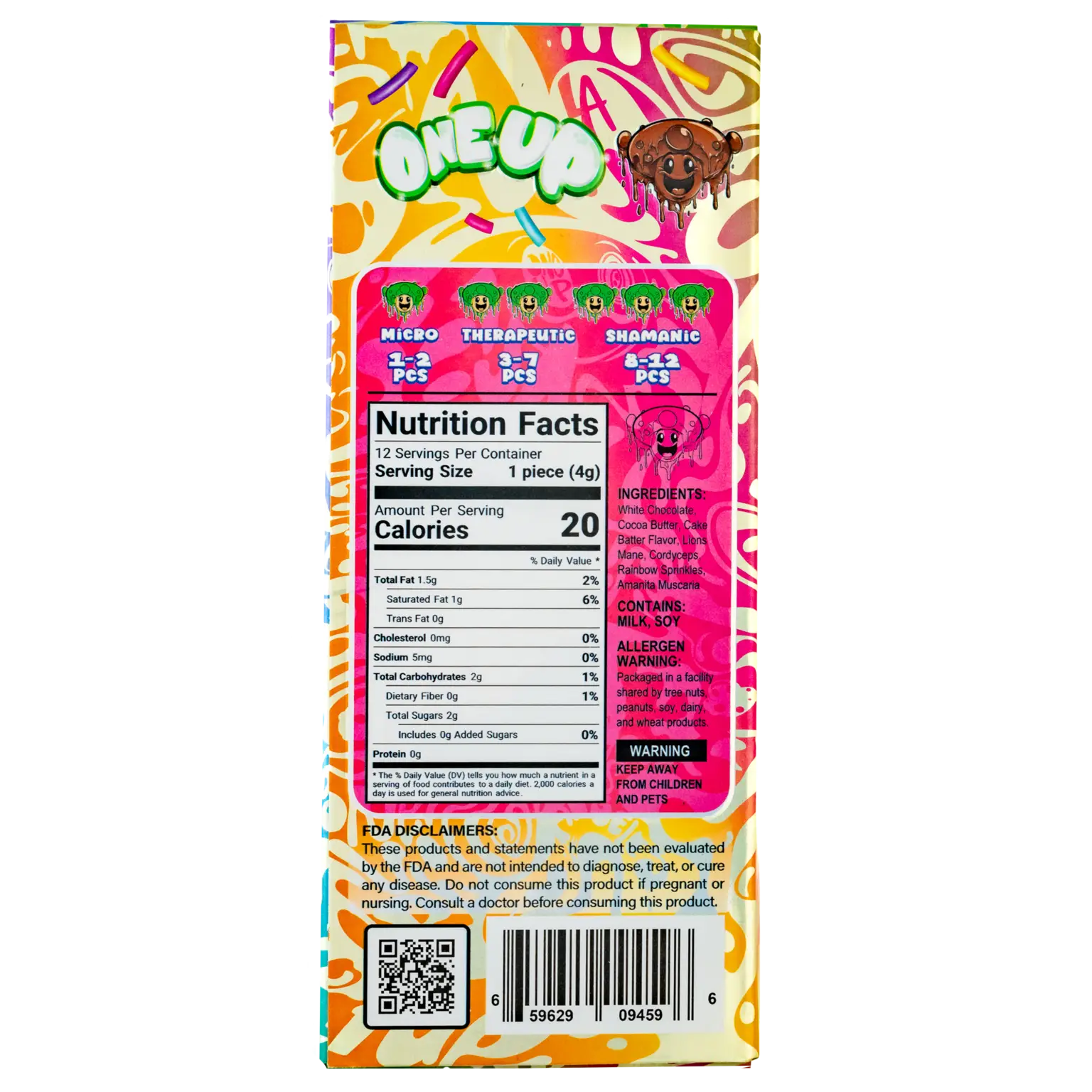 Funfetti One Up Shroom Bar